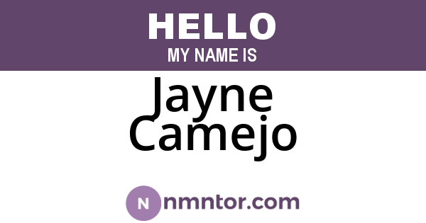 Jayne Camejo