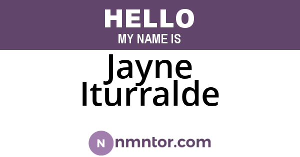 Jayne Iturralde
