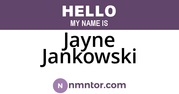 Jayne Jankowski