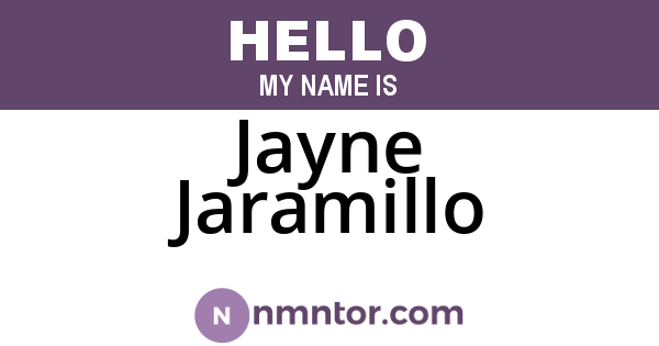 Jayne Jaramillo