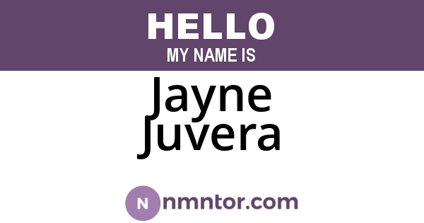 Jayne Juvera