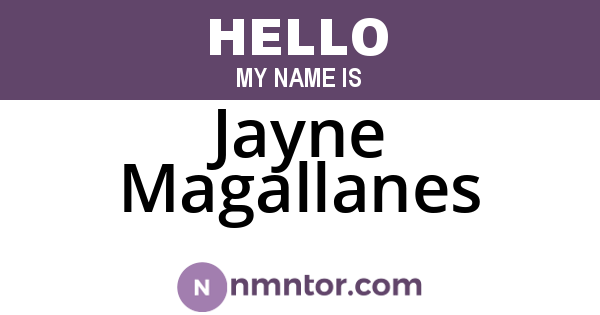 Jayne Magallanes