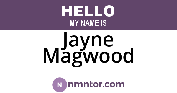 Jayne Magwood