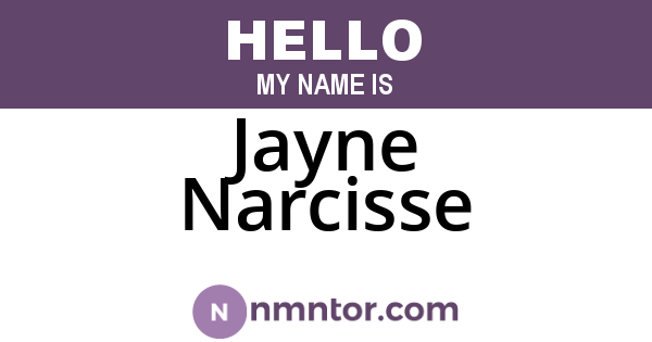 Jayne Narcisse
