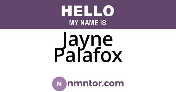 Jayne Palafox