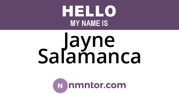 Jayne Salamanca