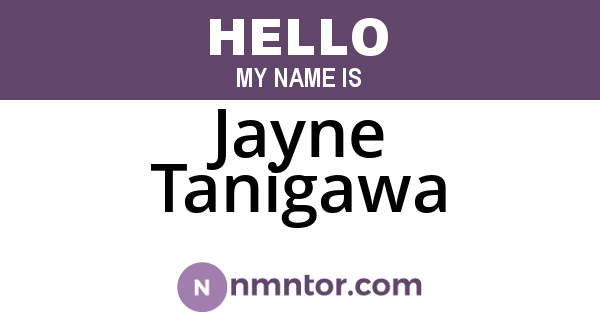 Jayne Tanigawa