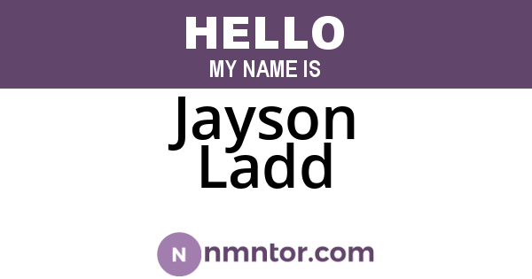 Jayson Ladd