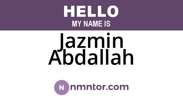 Jazmin Abdallah