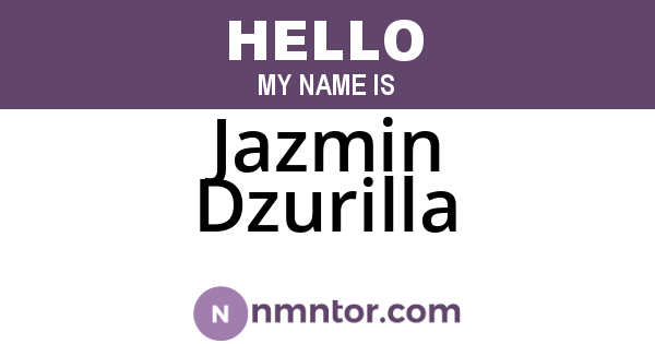 Jazmin Dzurilla