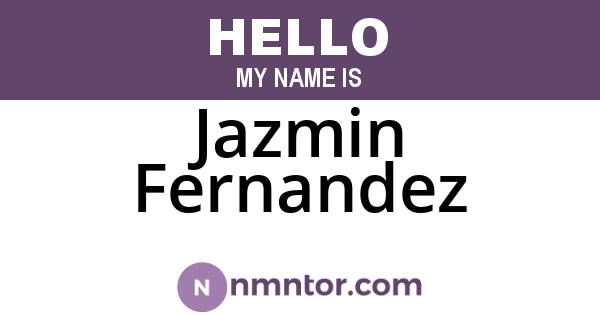 Jazmin Fernandez