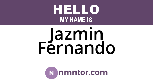 Jazmin Fernando