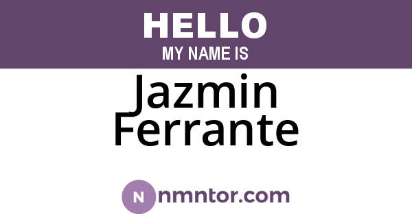 Jazmin Ferrante