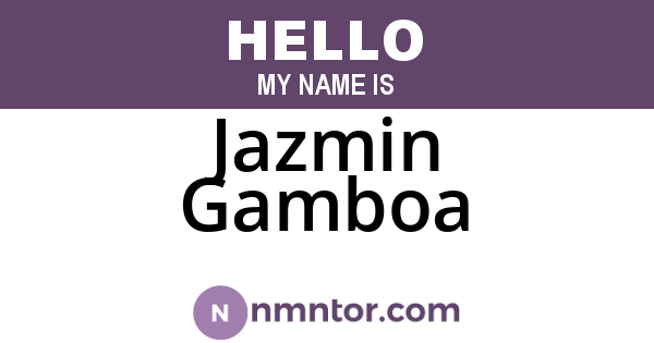 Jazmin Gamboa