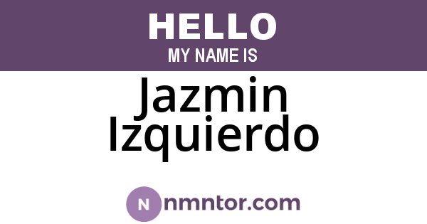 Jazmin Izquierdo