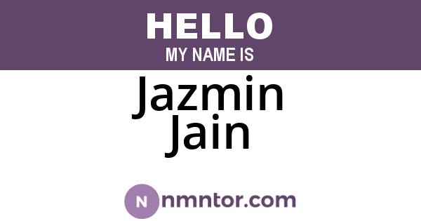 Jazmin Jain