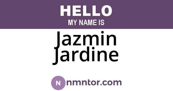 Jazmin Jardine