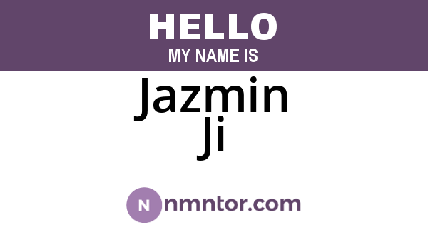 Jazmin Ji
