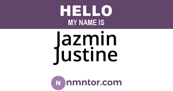 Jazmin Justine