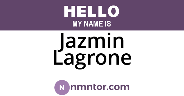 Jazmin Lagrone