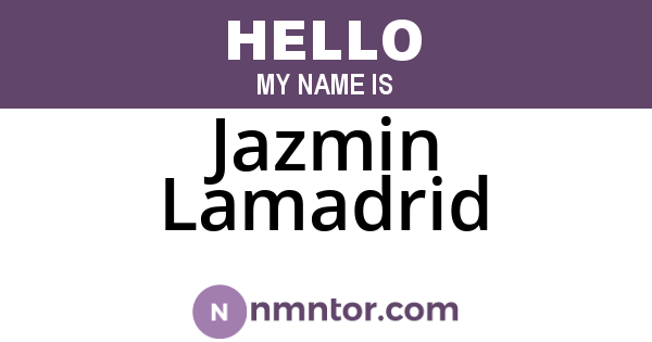 Jazmin Lamadrid