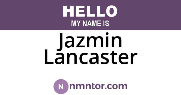 Jazmin Lancaster
