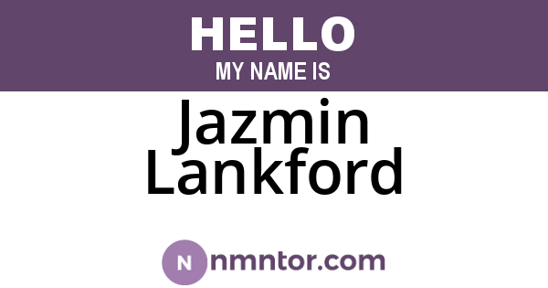 Jazmin Lankford
