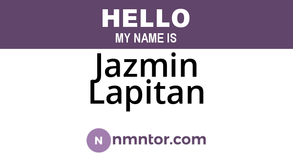 Jazmin Lapitan