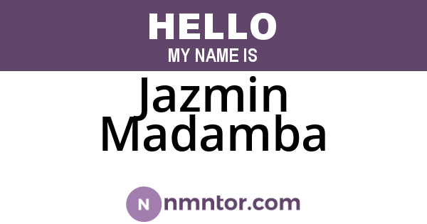 Jazmin Madamba