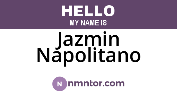 Jazmin Napolitano