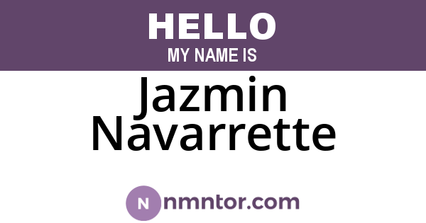 Jazmin Navarrette