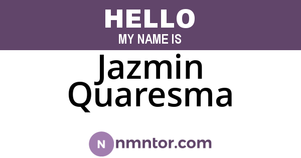 Jazmin Quaresma