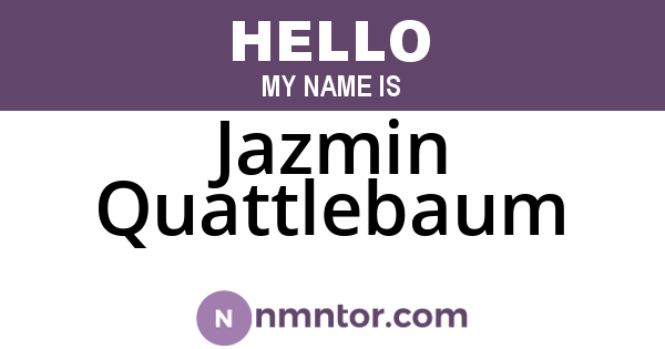 Jazmin Quattlebaum