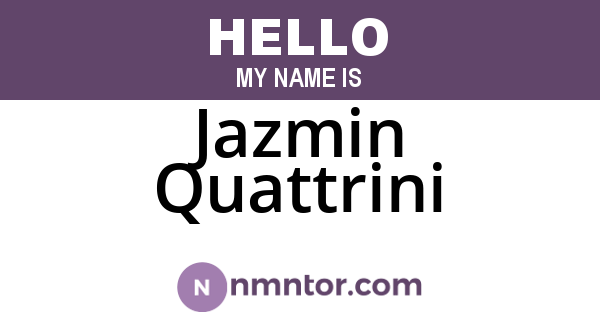 Jazmin Quattrini