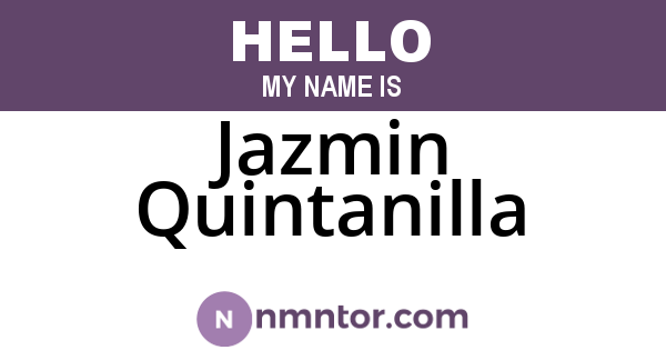 Jazmin Quintanilla