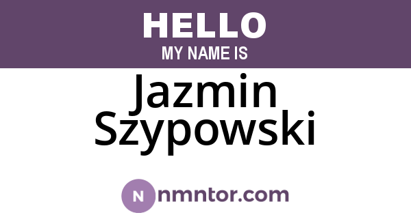 Jazmin Szypowski