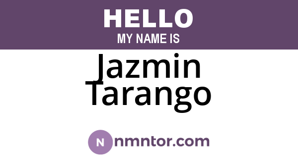Jazmin Tarango