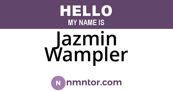 Jazmin Wampler