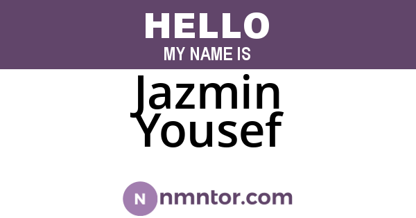 Jazmin Yousef