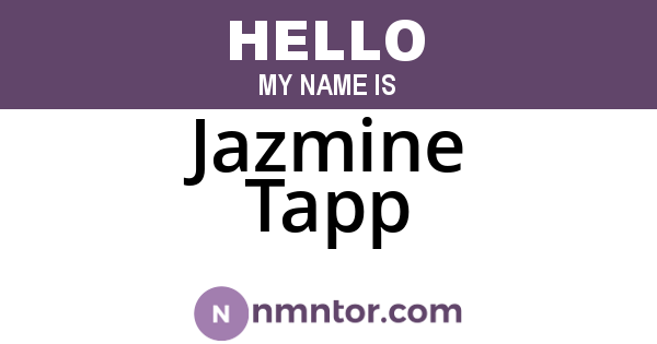 Jazmine Tapp