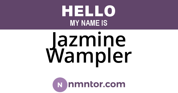 Jazmine Wampler
