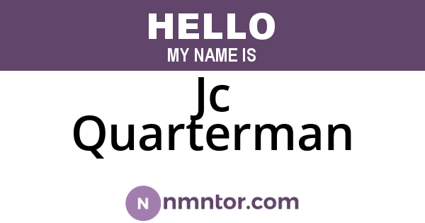 Jc Quarterman