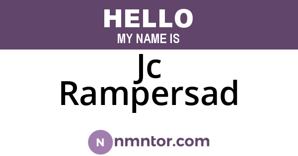 Jc Rampersad