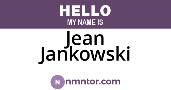 Jean Jankowski