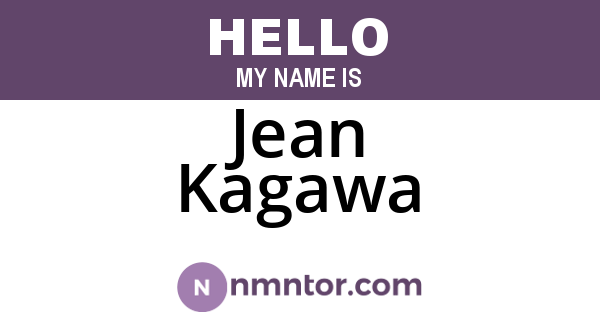 Jean Kagawa