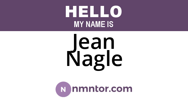 Jean Nagle
