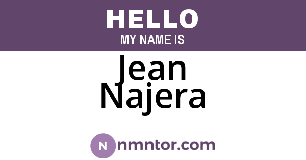 Jean Najera