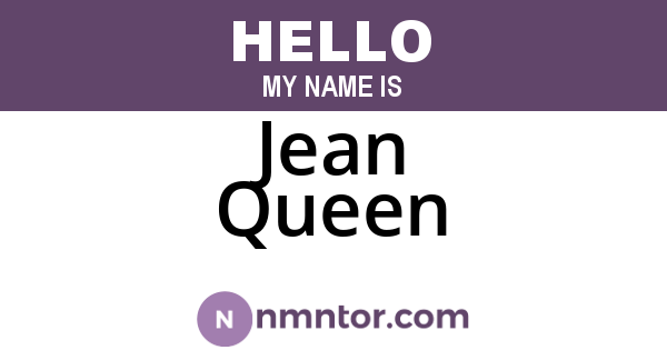 Jean Queen