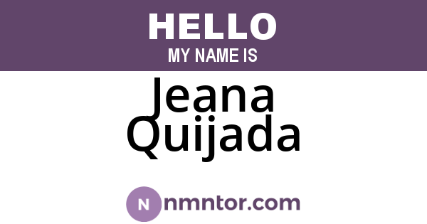 Jeana Quijada
