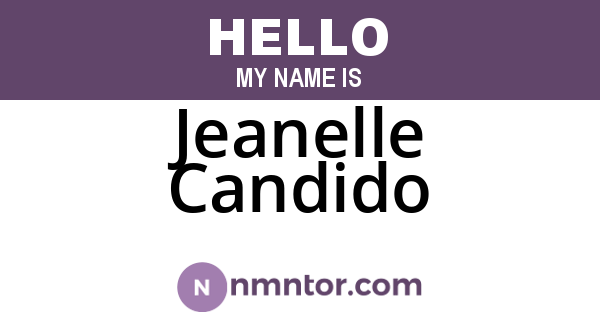 Jeanelle Candido